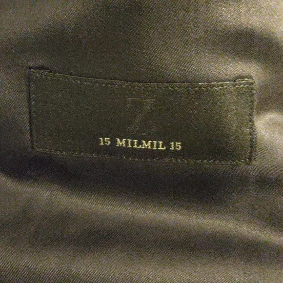 Zegna 15 Milmil 15 Black Wool Jacket